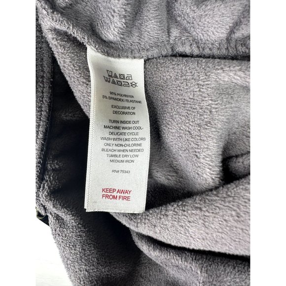 House of‎ Harlow Velour Tracksuit Pants sz XS Gray - Picture 3 of 7